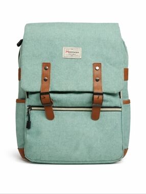 Modoker Fashion Weekender Carry On Laptop Backpack Sea Foam Green
